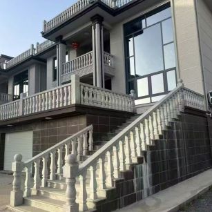 龙岩 芝麻白别墅阳台栏杆，楼梯栏杆