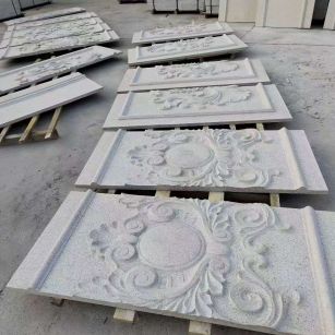 龙岩 芝麻白干挂雕花板