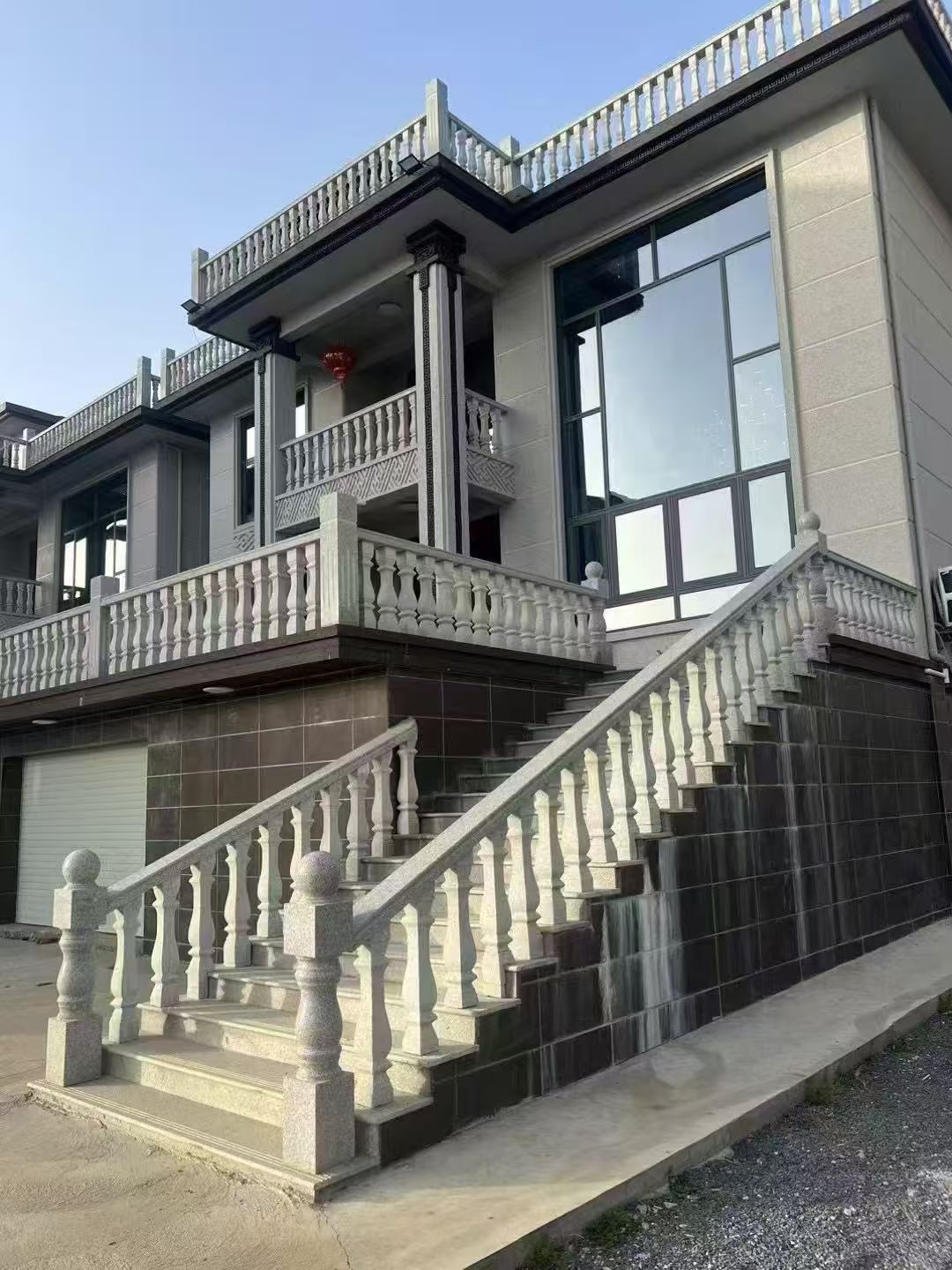 龙岩 芝麻白别墅阳台栏杆，楼梯栏杆