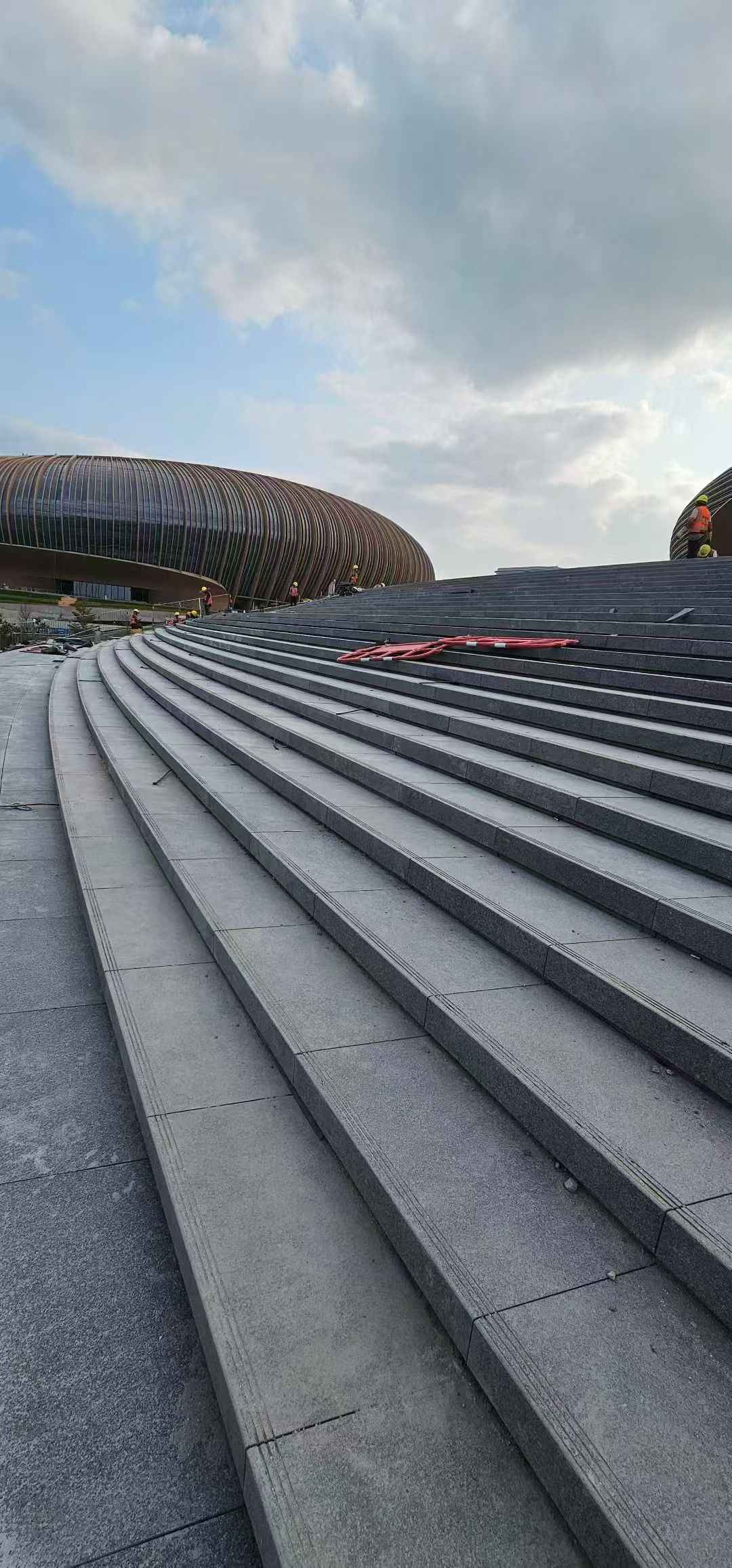 龙岩 弧形整石台阶铺装效果图