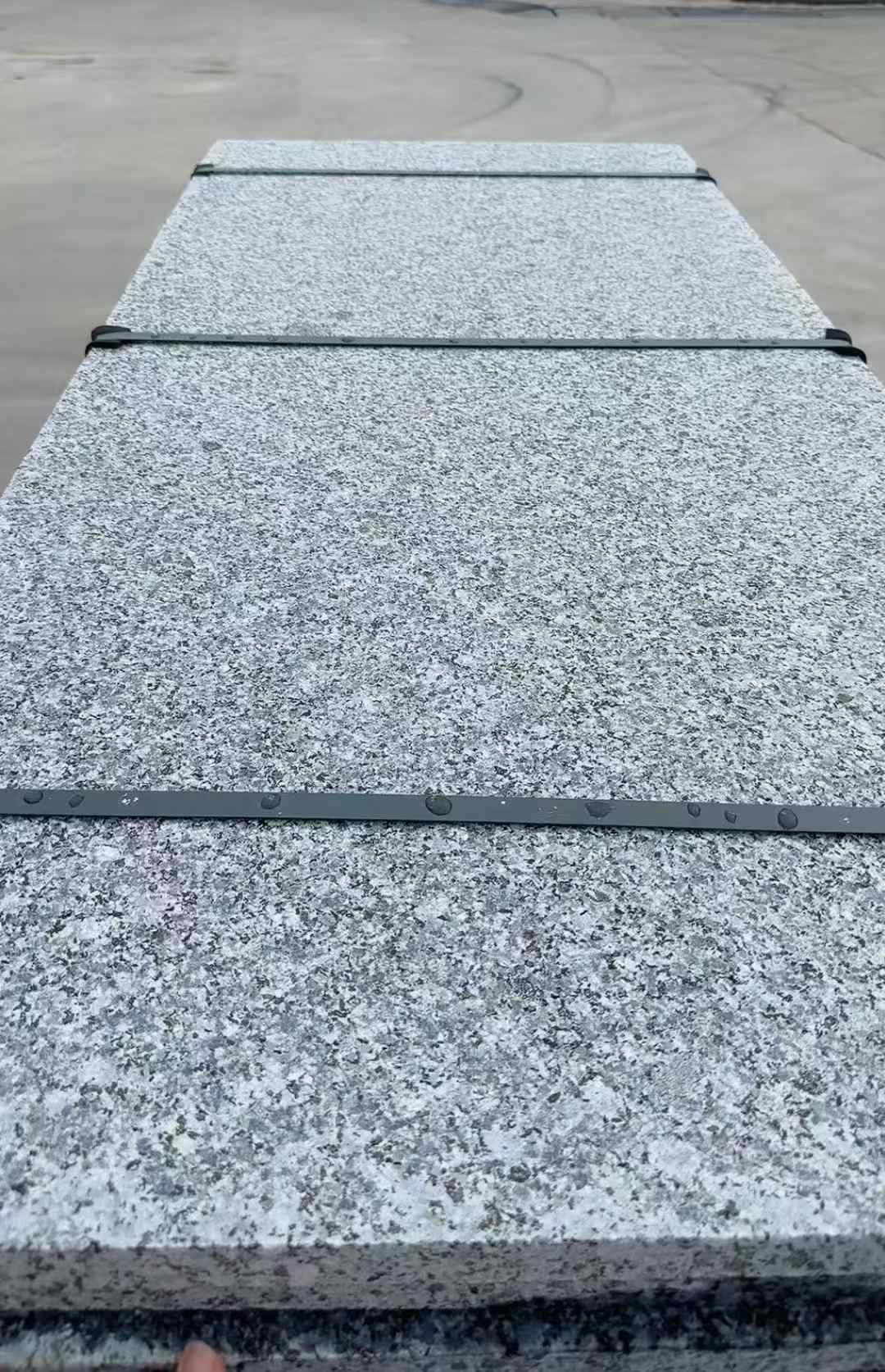 龙岩 芝麻黑火烧面毛板，条板，半成品